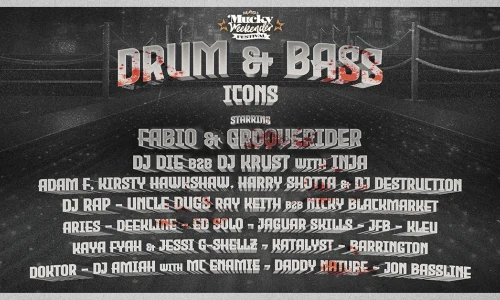 DJ Die & DJ Krust B2B with Inja Announced for Mucky Weekender 2025 image