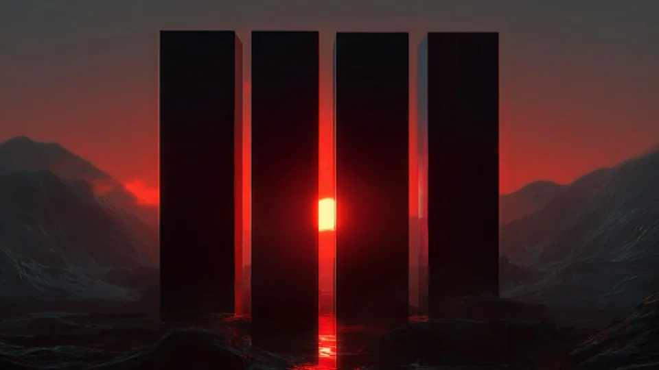 Setting Sun Image
