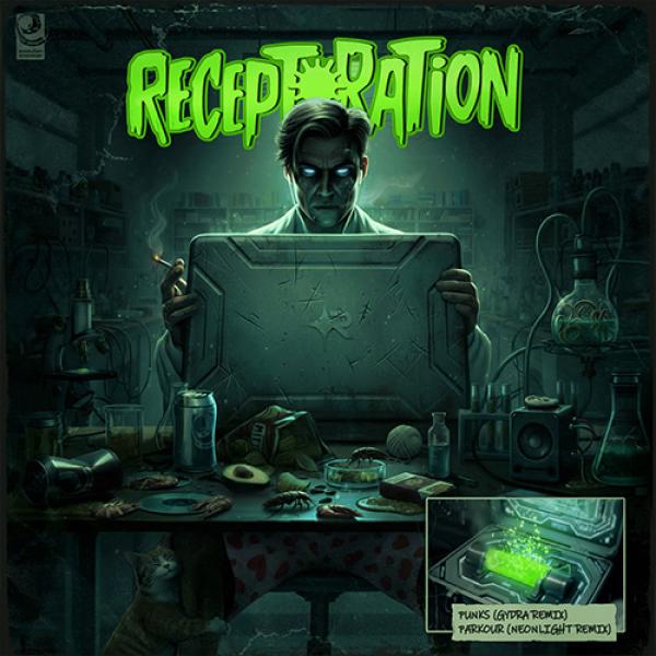 Cover image for Receptoration: Punks (Gydra Remix) / Parkour (Neonlight Remix) by Receptor