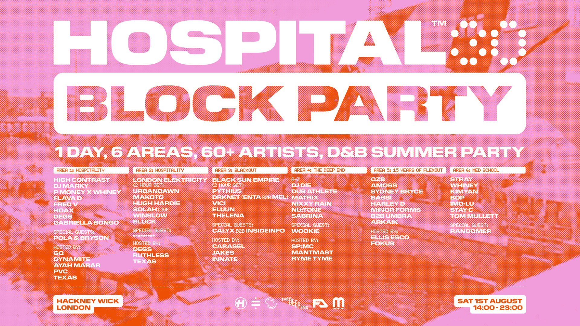 Hospital30 Block Party Line-up