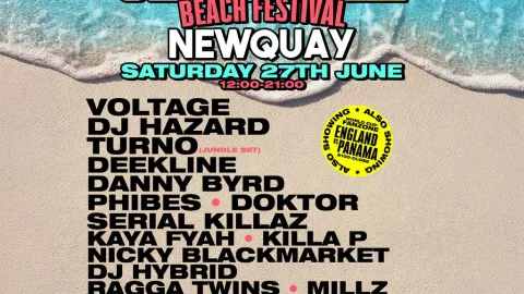 Jungle Cakes Beach Festival Newquay 2026 Image