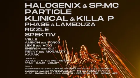 Overview Brighton - 12 Hour Party w/ Halogenix & SP:MC, Particle Image