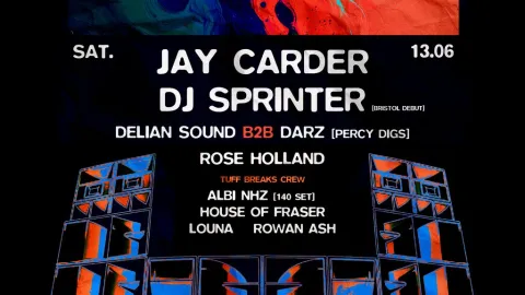 Tuff Breaks Presents: Jay Carder + DJ Sprinter + More Image