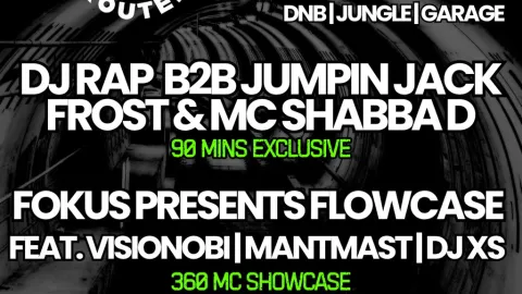 Underground Routes - DJ Rap B2B Jumpin Jack Frost & MC Shabba D Image