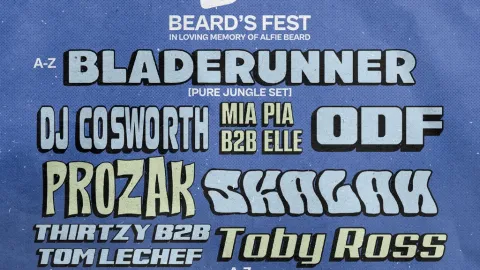 Beard's Fest 2026 - Bladerunner, prozak, Toby ross, DJ cosworth Image