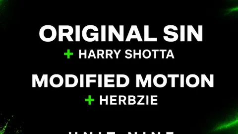 ORIGINAL SIN & MODIFIED MOTION - Unit nine DnB rave Image