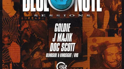Break Thru - Goldie, Doc Scott, J Majik - Metalheadz Blue Note Image