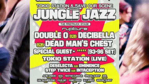 Tokio Station x Save Our Scene w/ Rupture: JUNGLE JAZZ DAY PARTY Image