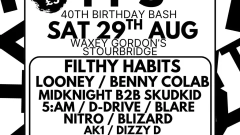 Dnb360 & Noise Enforcement presents: MC YT's 40th Bday Bash Image