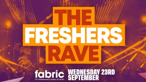 The 2026 Freshers Rave at FABRIC! Image