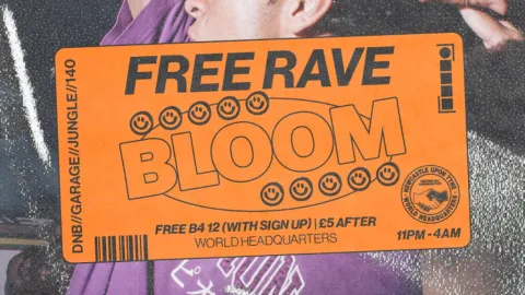 BLOOM - FREE RAVE - D'n'B, Jungle, UK Garage, 140 Image