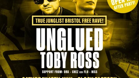 True Junglist FREE RAVE: Unglued & Toby Ross [WAH Air After] Image
