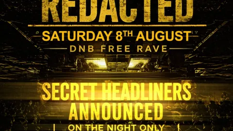 Clock Factory: REDACTED - DNB FREE Rave [SPECIAL GUESTS TBA] Image