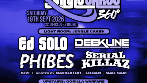 Jungle Cakes Bristol 360°: Ed Solo, Deekline, Phibes & More Image