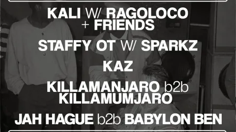 Bussdown presents - Kali, Sparkz, Kaz, Ragoloco and more Image