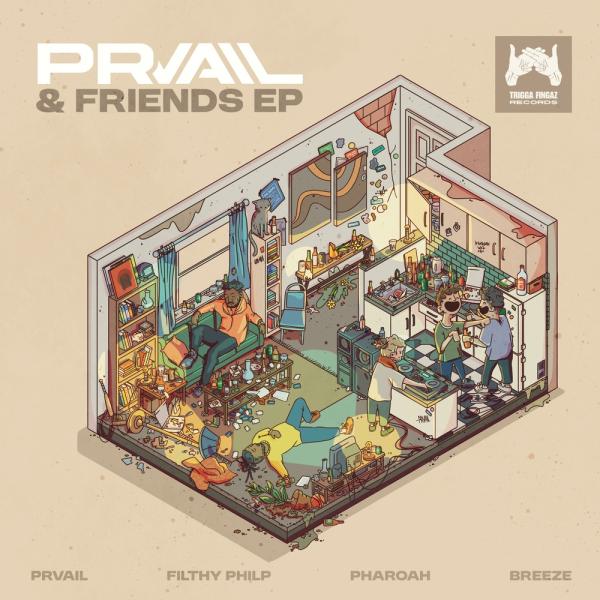 Cover image for PRVAIL & Friends EP by Filthy Philp, PRVAIL, Pharoah & BREEZE