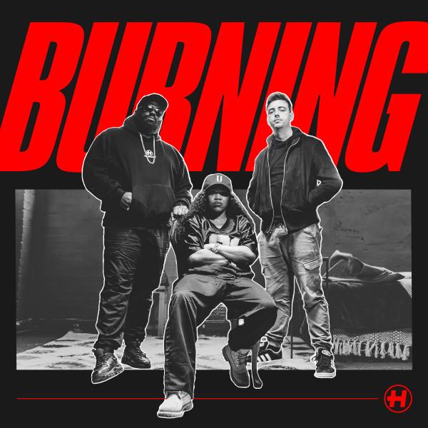 Cover image for Burning by Whiney, P Money & Lady Leshurr